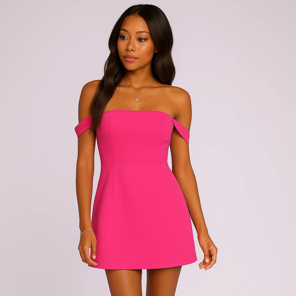 Zorina Off-Shoulder Mini Dress