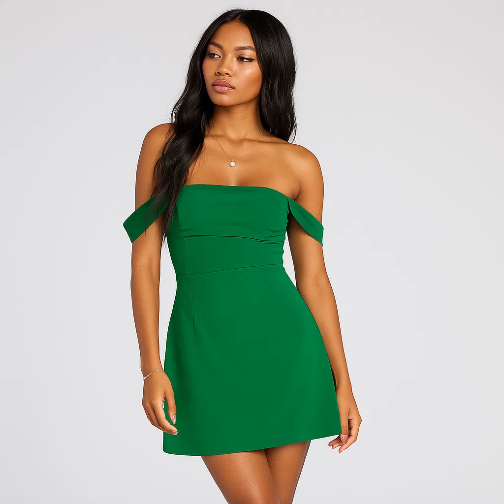 Zorina Off-Shoulder Mini Dress