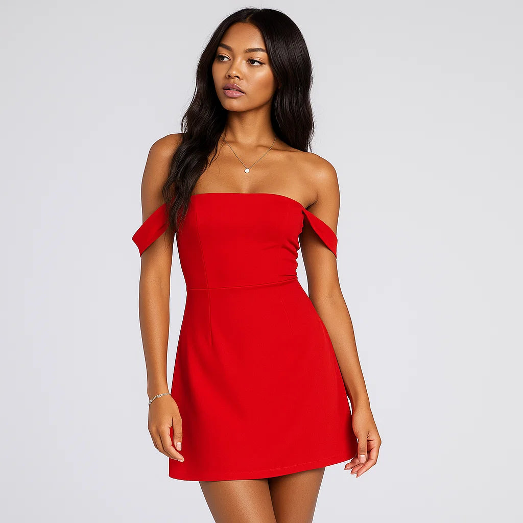 Zorina Off-Shoulder Mini Dress