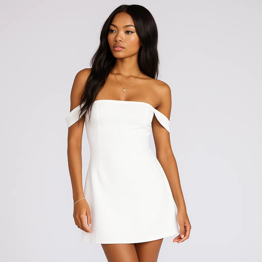 Zorina Off-Shoulder Mini Dress