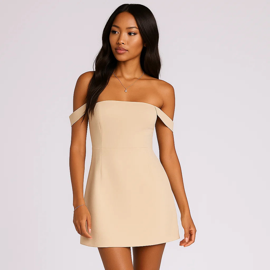 Zorina Off-Shoulder Mini Dress