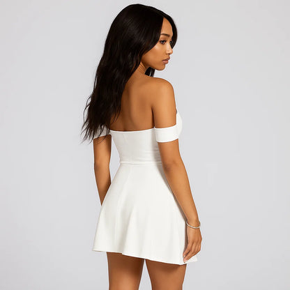 Zorina Off-Shoulder Mini Dress
